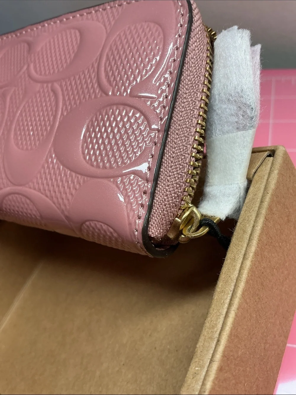 Coach dusty pink